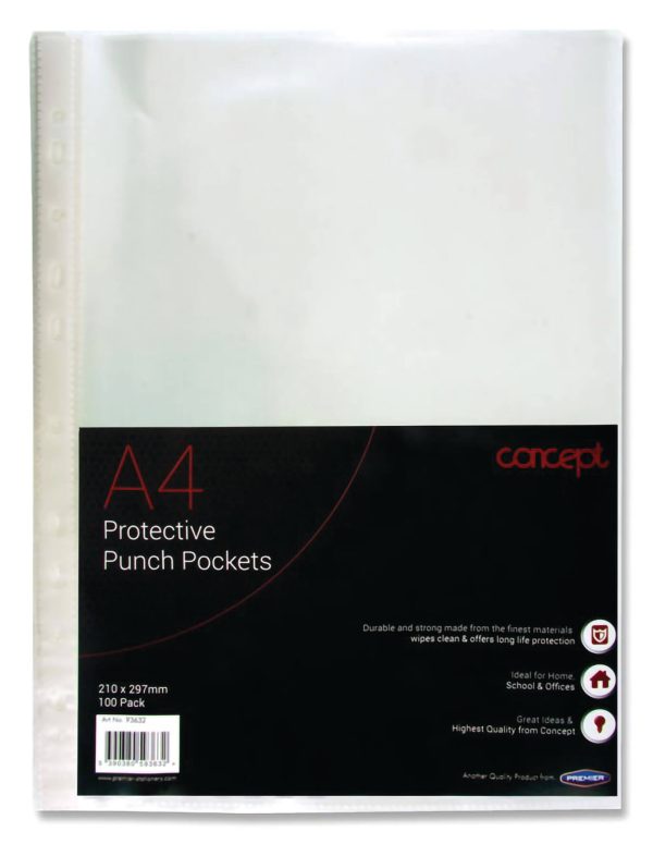 Ring Binder Black Polypropylene A4