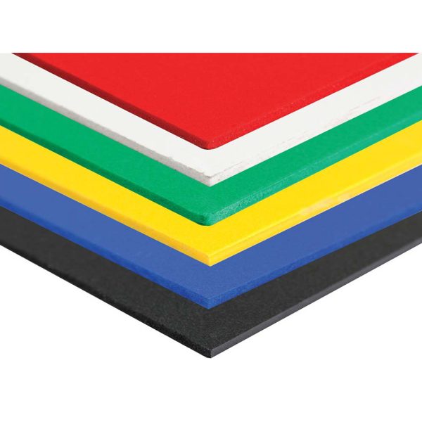 PVC Foam 3mm Sheet - 1220 x 610mm - Assorted Pack of 6