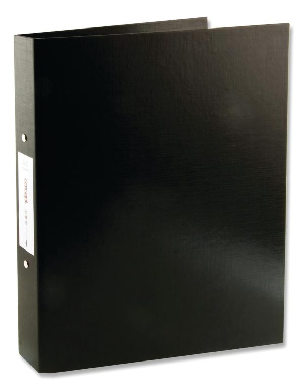 Ring Binder Black Polypropylene A4