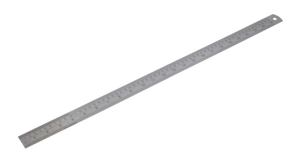 Diatec Metric/Imperial Stainless Steel Rule 24"/600mm