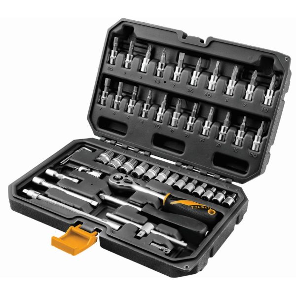 Industrial Socket Set - 1/4" Drive - 46 Piece Set