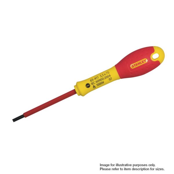 Stanley FatMax Screwdriver - Insulated - Pozi 0 x 75mm