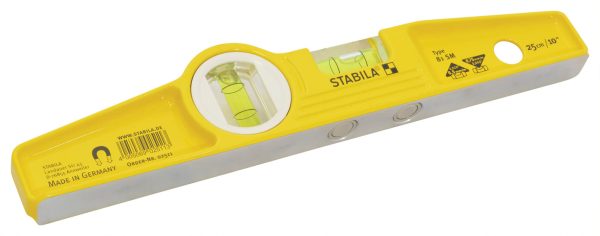 Stabila 81 S Series Spirit Level - Magnetic - 10"/250mm