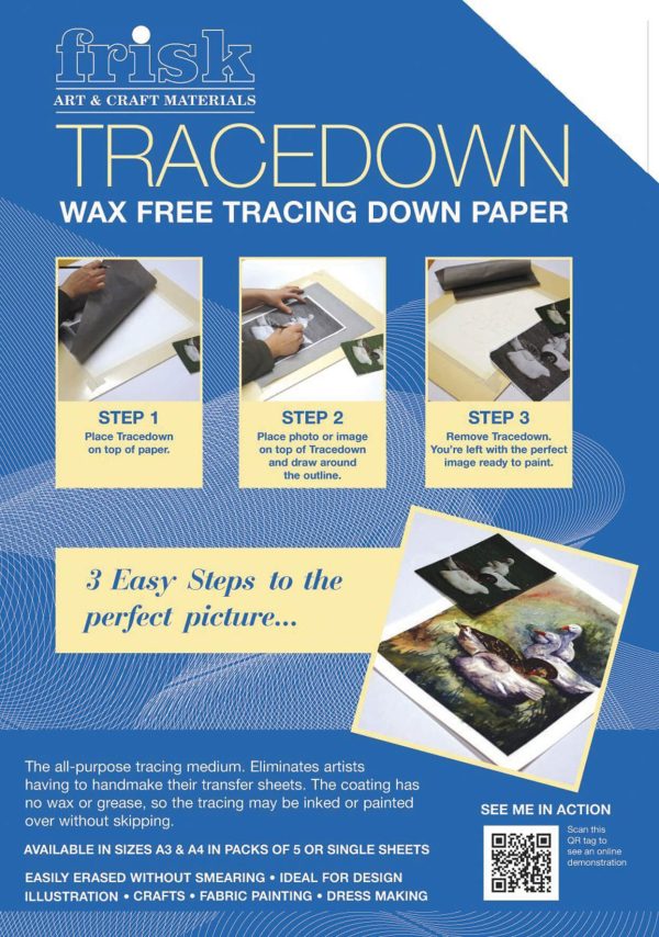 Tracedown White A3 - 5 Sheets