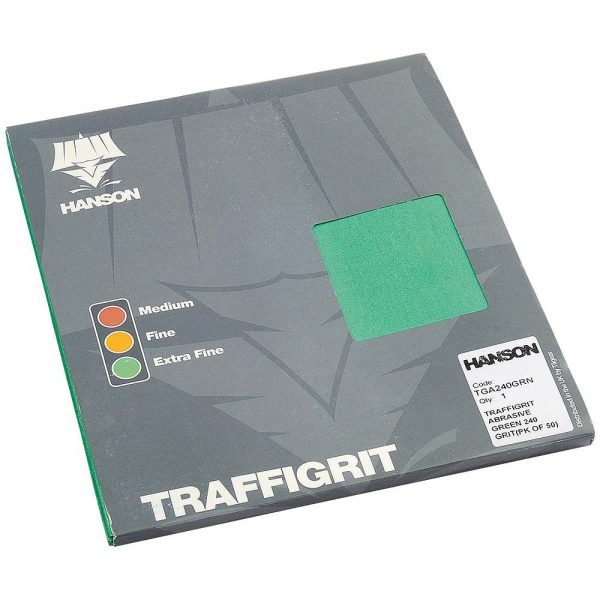 Traffigrit Abrasive Green 240 Grit (pk of 50)