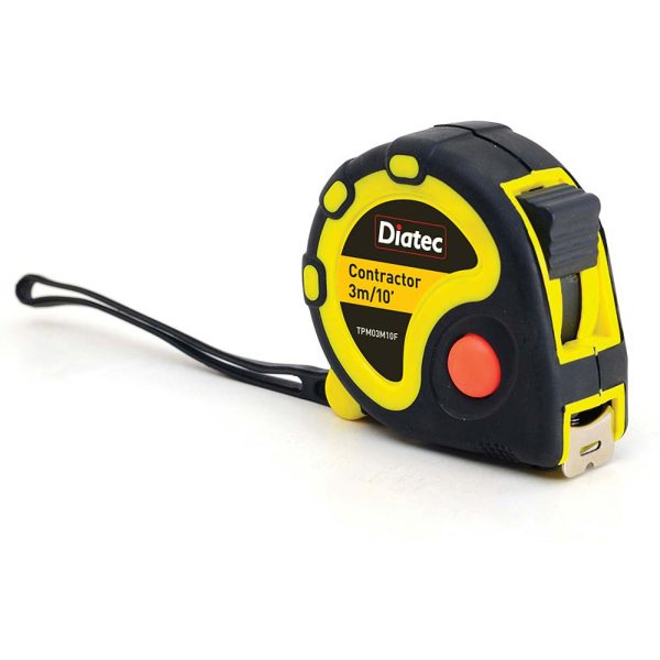 Diatec Contractor Tape Measure - 3m/10ft