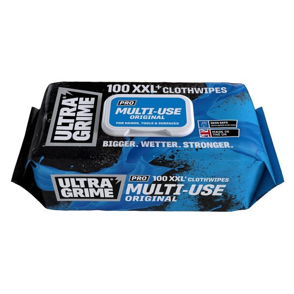 UltraGrime Pro Wipes Multiuse - Pack of 100