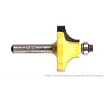Viper Beading Router Cutter, 1/4in R x 1in D x 17/32in L x 1/2in Shank - No.332